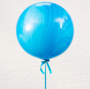 Большой шар голубой Агат 80 см