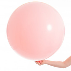 Большой нежно розовый шар 60 см