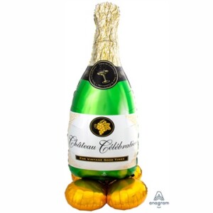 Фигура бутылка шампанского на подставке