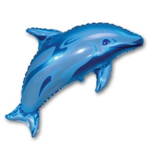 Фигура дельфин голубой
