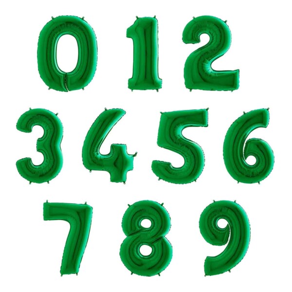 Цифра зеленая